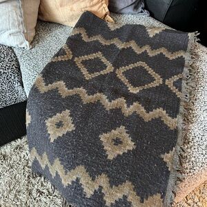 Wool Blanket Scarf - Wilfred Diamond Mosaic